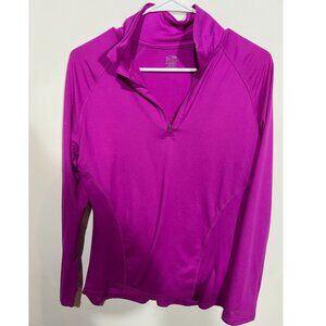 Champion - Women's Medium - Magenta Athleisure Half-Zip
